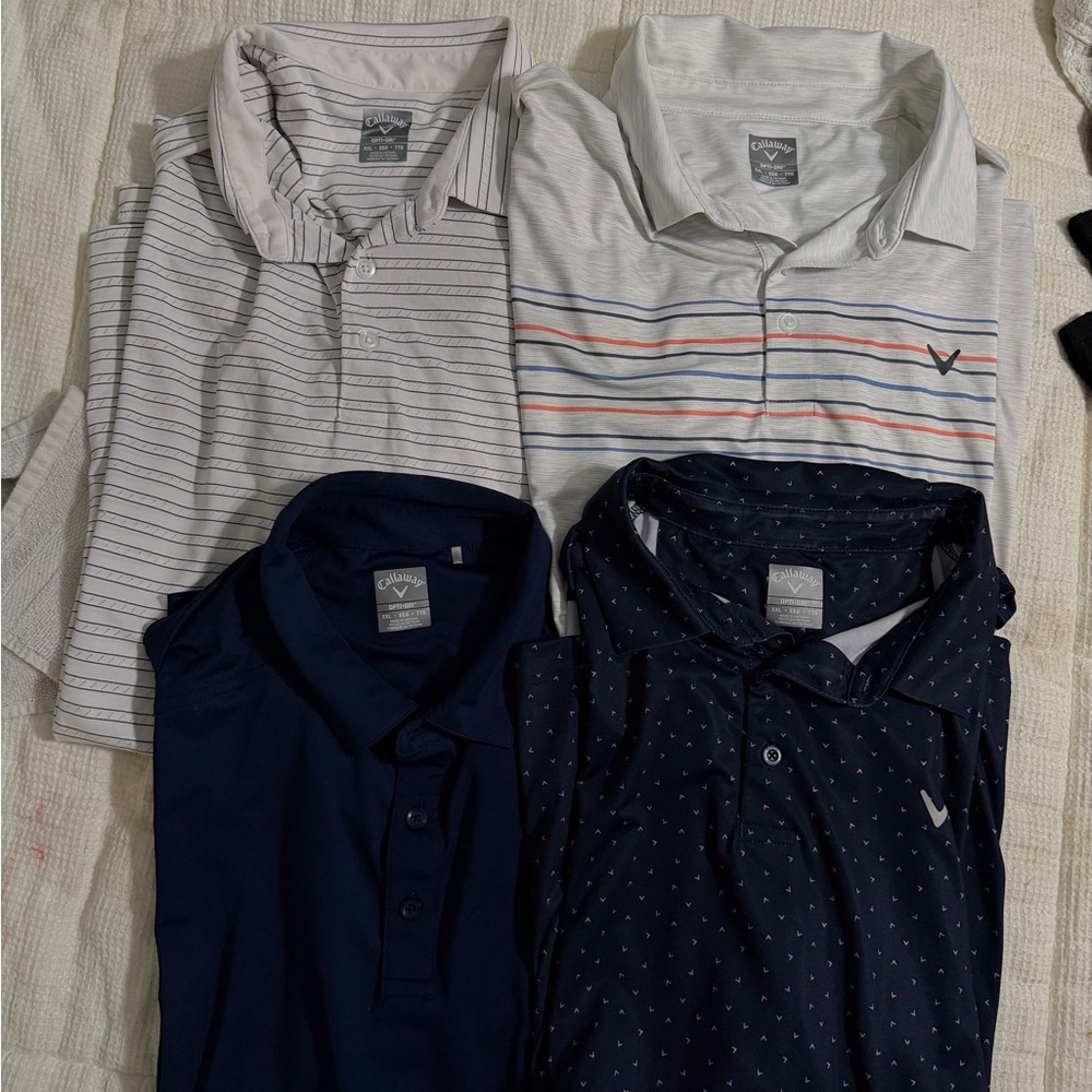 Lot of men’s Callaway Polo shirts